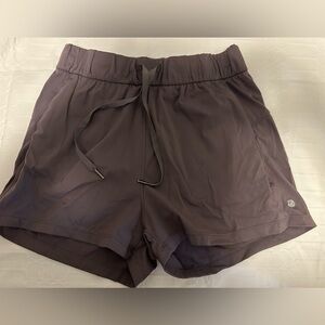 Women's Athletic Shorts in Grayish Lavender